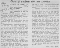 Cumpleaños de un poeta