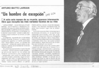 Un hombre de excepción.