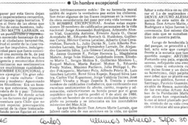 Un hombre excepcional
