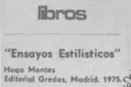 Ensayos estilísticos"