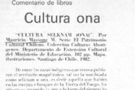 Cutura ona