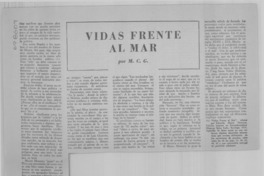 "Vidas frente al mar"