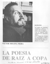 La poesía de raíz a copa