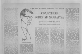 Conjeturas sobre su narrativa