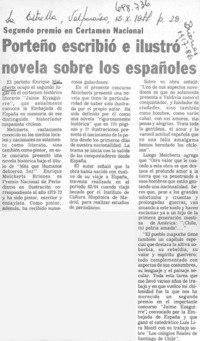 Porteño escribió e ilustró novela sobre los españoles.