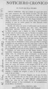 El vate de Isla Negra