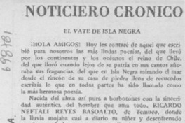 El vate de Isla Negra