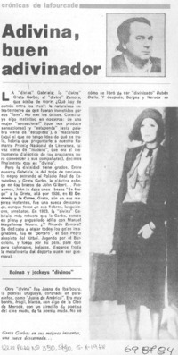 Adivina, buen adivinador