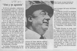 "Vive y se agranda".