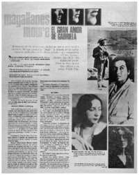 Magallanes Moure, el gran amor de Gabriela