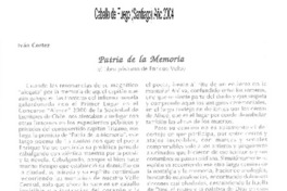 Patria de la memoria