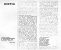 Indigenismo, latinoamericanismo y democracia en Gabriela Mistral