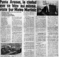 Punta Arenas, la ciudad que se hizo así misma, vista por Mateo Martinic