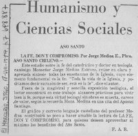 Humanismo y ciencias sociales