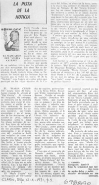 La pista de la noticia