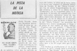 La pista de la noticia