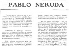 Pablo Neruda.