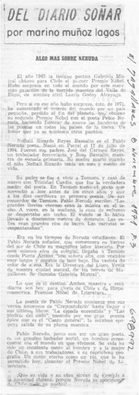 Algo más sobre Neruda