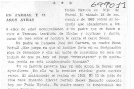 En Parral y 75 años atrás