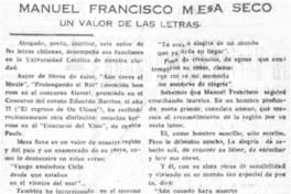 Manuel Francisco Mesa Seco