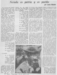 Neruda es patria y es pueblo