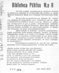 Biblioteca pública no. 8.