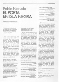 El poeta en Isla Negra