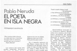 El poeta en Isla Negra