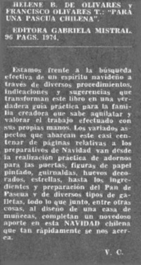 Para una pascua chilena