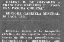 Para una pascua chilena