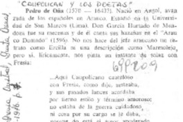 Caupolicán y los poetas"
