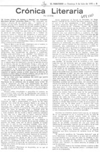 Crónica literaria