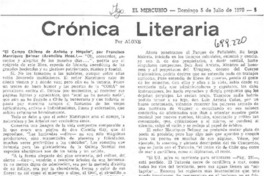 Crónica literaria