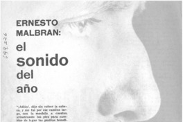 Ernesto Malbrán: el sonido del año