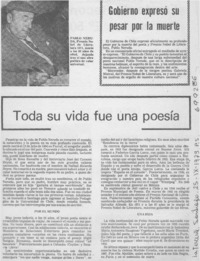 Toda su vida fue una poesía.