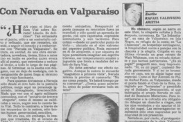 Con Neruda en Valparaíso