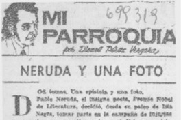 Neruda y una foto