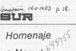 Homenaje a Neruda en China.