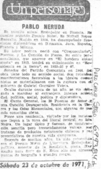 Pablo Neruda.