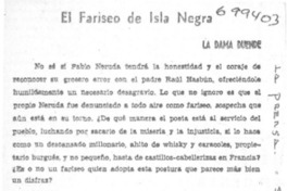 El fariseo de Isla Negra