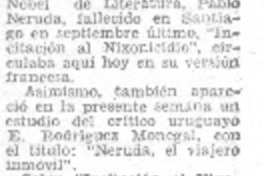 Libro de Neruda en París.