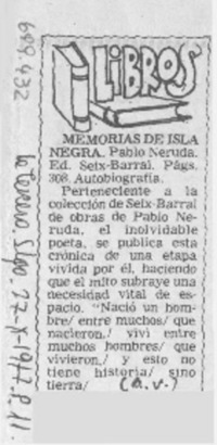 Memorias de Isla Negra