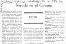 Neruda en el corazón