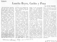 Laurita Reyes, cariño y pena