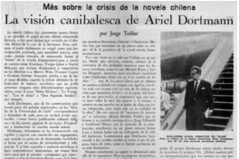 La visión canibalesca de Ariel Dorfmann