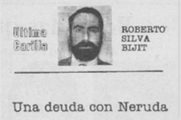 Una deuda con Neruda