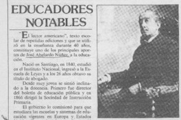 Educadores notables.