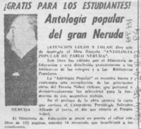 Antología popular del gran Neruda.
