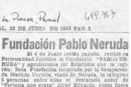 Fundación Pablo Neruda