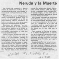 Neruda y la muerte